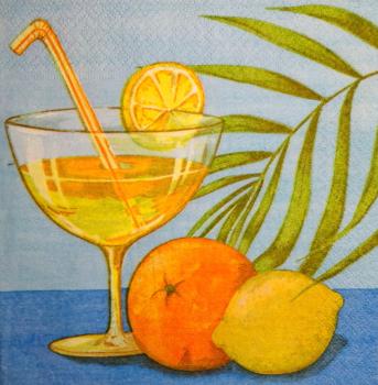 104 Lemons,  Oranges - 3-ply (dark)